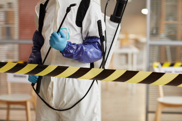 Professional Blood Cleanup technician working in Orford, NH